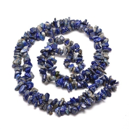 Lapis lazuli, split, medium,  80cm streng